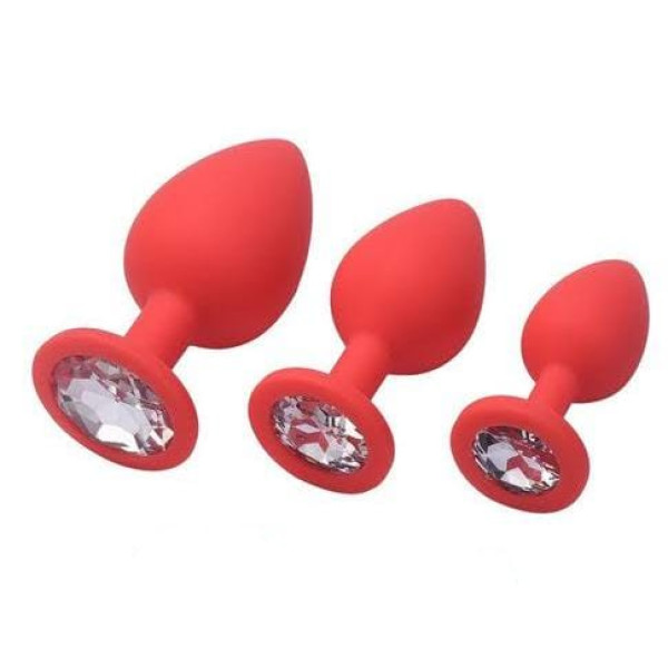 Plug Anal Silicón Diamante CHICO