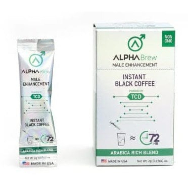 Alpha Brew Coffee.  Vigorizante Masculino. (PRECIO POR SOBRE)