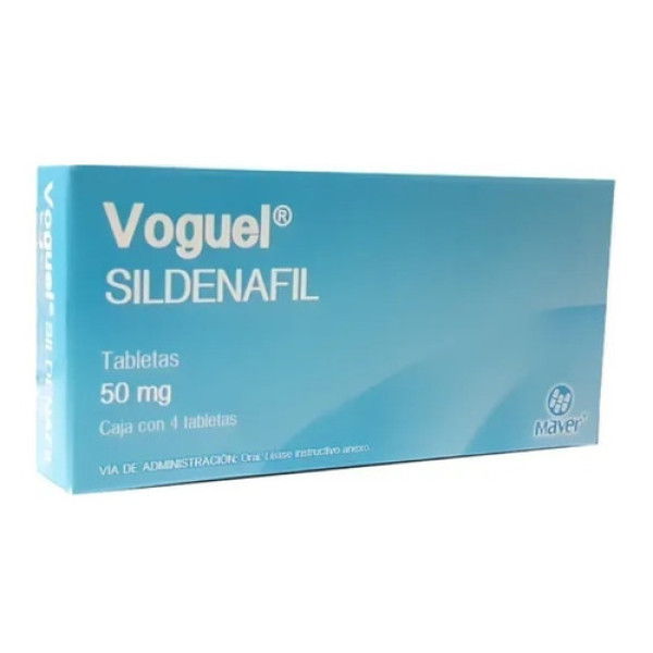 Sildenafil 50mg  4 Tabletas