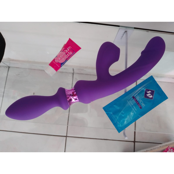 Multiestimulador 3en1. Plug vibrador, Succionador ...