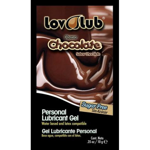 Lovlub Chocolate. Sobre 10g
