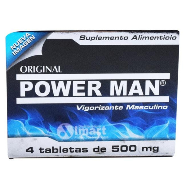 POWER MAN 4 TABLETAS