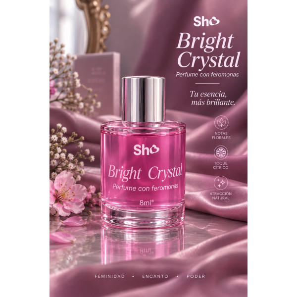 Perfume Sh Bright Crystal. Con feromonas para mujer