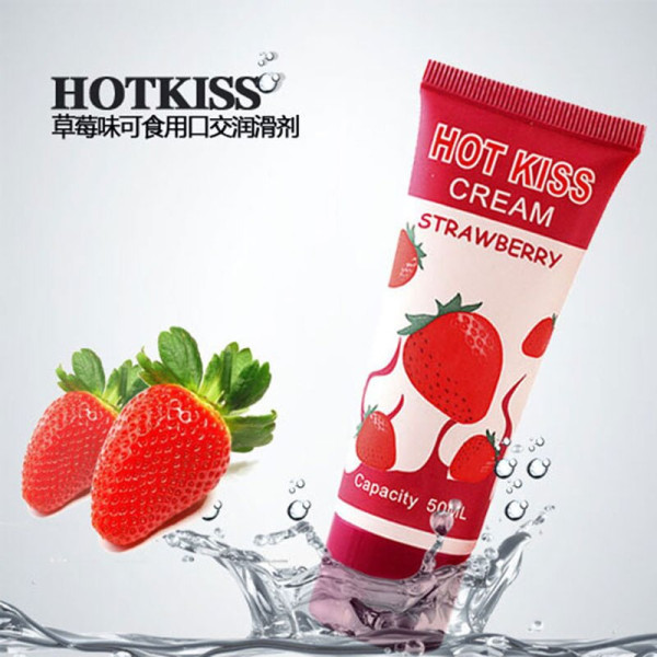 Hot Kiss Cream Strawberry Caliente 50ml