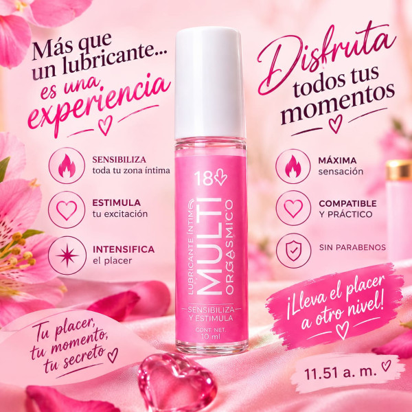 Hs lubricante multi orgasmico 10 ml 