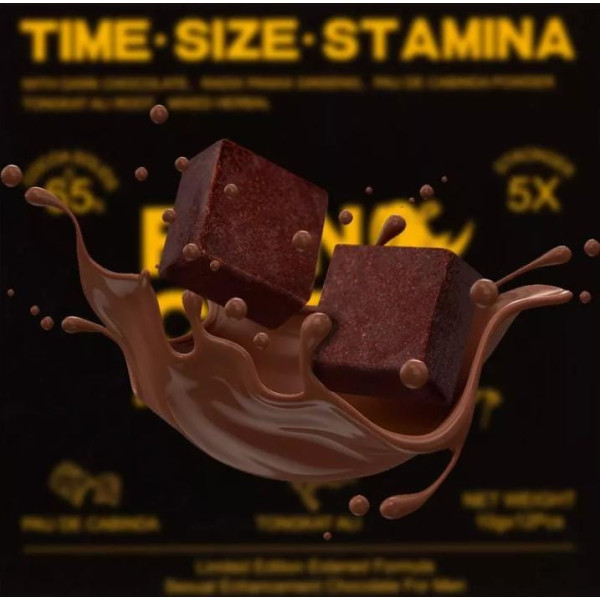 Rhino Choco. Chocolate Vigorizante (Precio por pieza)